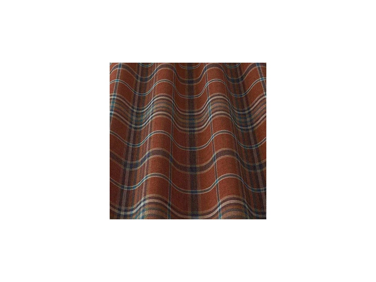 Argyle Claret tkanina w kratę w stylu cottage Argyle Claret tkanina w kratę w stylu cottage