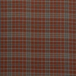 Argyle Claret tkanina w kratę w stylu cottage
