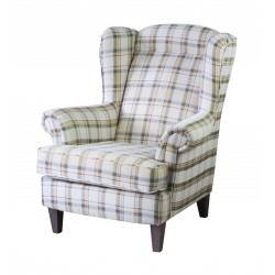 Babciny - fotel z wysokim oparciem uszak