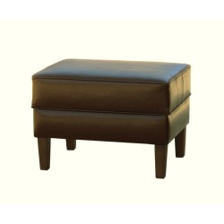 Pufa w skórze na wymiar