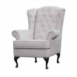 Pikowany fotel retro - Królewski fotel