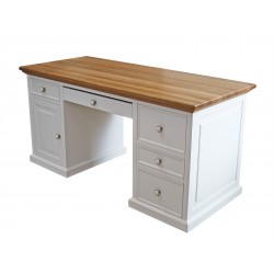 Biurko z blatem dębowym