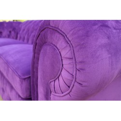 Brandford 230 cm pikowana sofa w stylu vintage pikowania