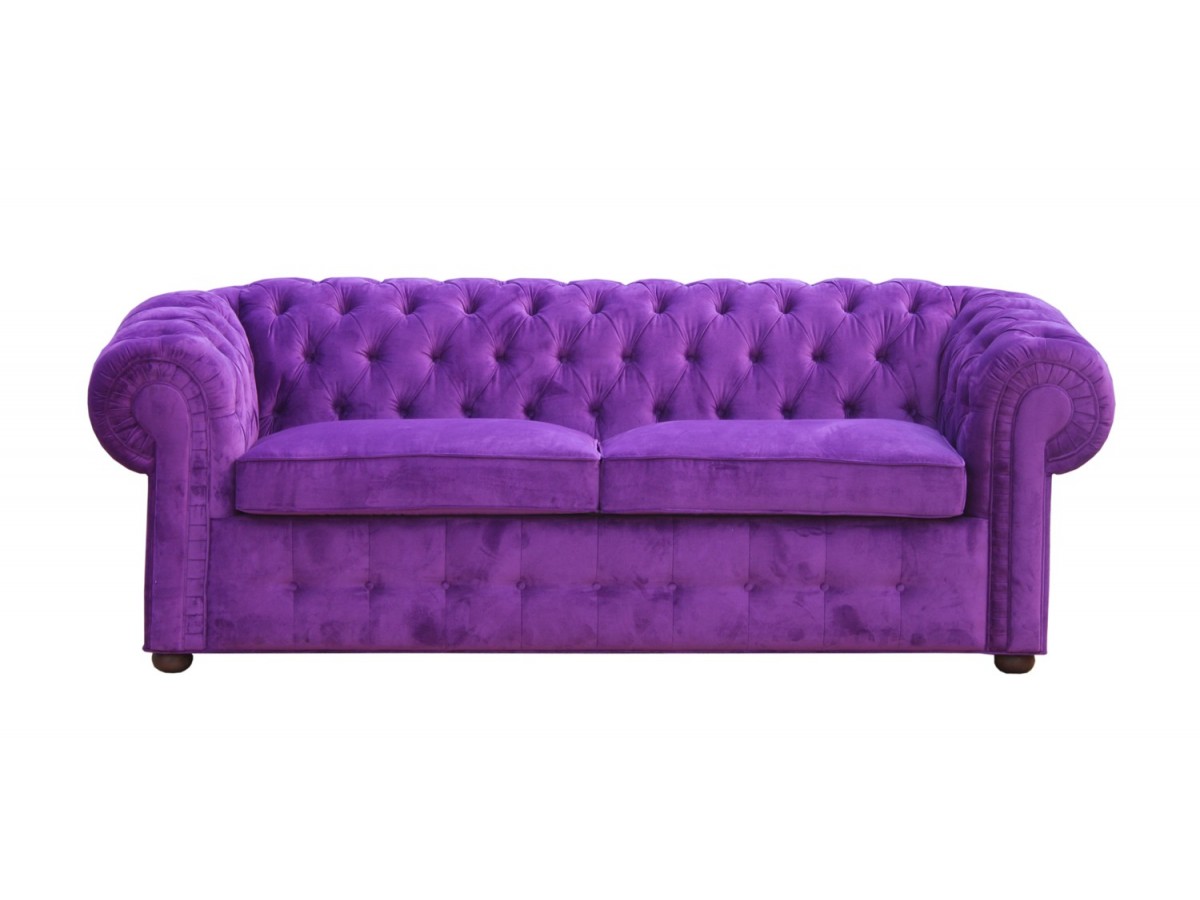 Brandford 230 cm pikowana sofa w stylu vintage