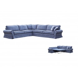 Christine 300x300cm narożnik ze zdejmowanym pokrowcem w stylu prowansalskim