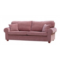 Kanapa Carol 228 cm wygodna sofa w brudnym różu