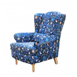 Henry efektowny fotel z wysokim oparciem