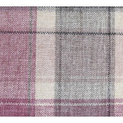 Glasgow col 05 miękka krata w szarościach i różu
