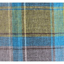 Glasgow col 07 wyrazista niebiesko zielona krata