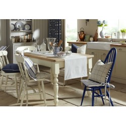 Stół Richmond 140x90 z drewnianym blatem