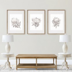 Dębowy stolik w stylu hampton Hortensja 150x70