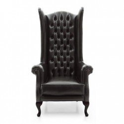 Old England - fotel pikowany z podłokietnikami