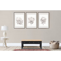 Czarny stolik z szufladami Redo