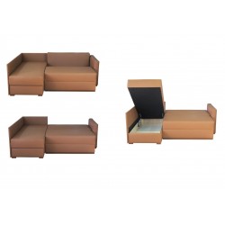 Sirius 200x140 - rozkładany narożnik w skórze na wymiar