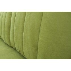 Zielony narożnik z pikowanymi poduszkami Mila 155x220