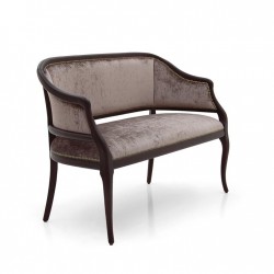 Beatrice pikowana włoska ławeczka 119 cm