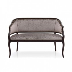 Beatrice pikowana włoska ławeczka 119 cm