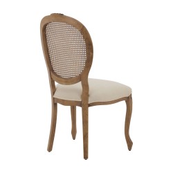 ROUSSEAU krzesło z rattanem w stylu vintage