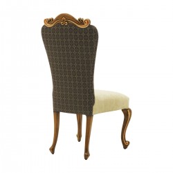 Grazia krzesło z rzeźbionym oparciem