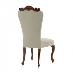 Grazia krzesło z rzeźbionym oparciem