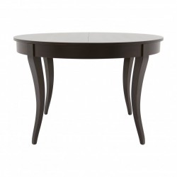 Luna elegancki okrągły stolik z dodatkową wkładką 120x120+40 cm