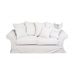 prowansalska sofa do spania ze ściąganym fartuchem - Federica 190
