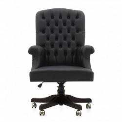 Fotel gabinetowy z pikowanym oparciem President Fotel gabinetowy z pikowanym oparciem President