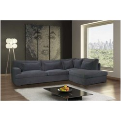 Klasyczny grafitowy narożnik Elle na wymiar Klasyczny grafitowy narożnik Elle na wymiar