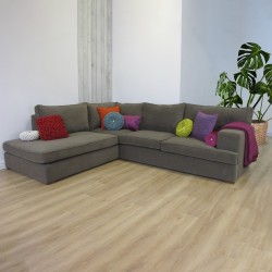 Klasyczny szary narożnik Elle 317x254 cm Klasyczny szary narożnik Elle 317x254 cm