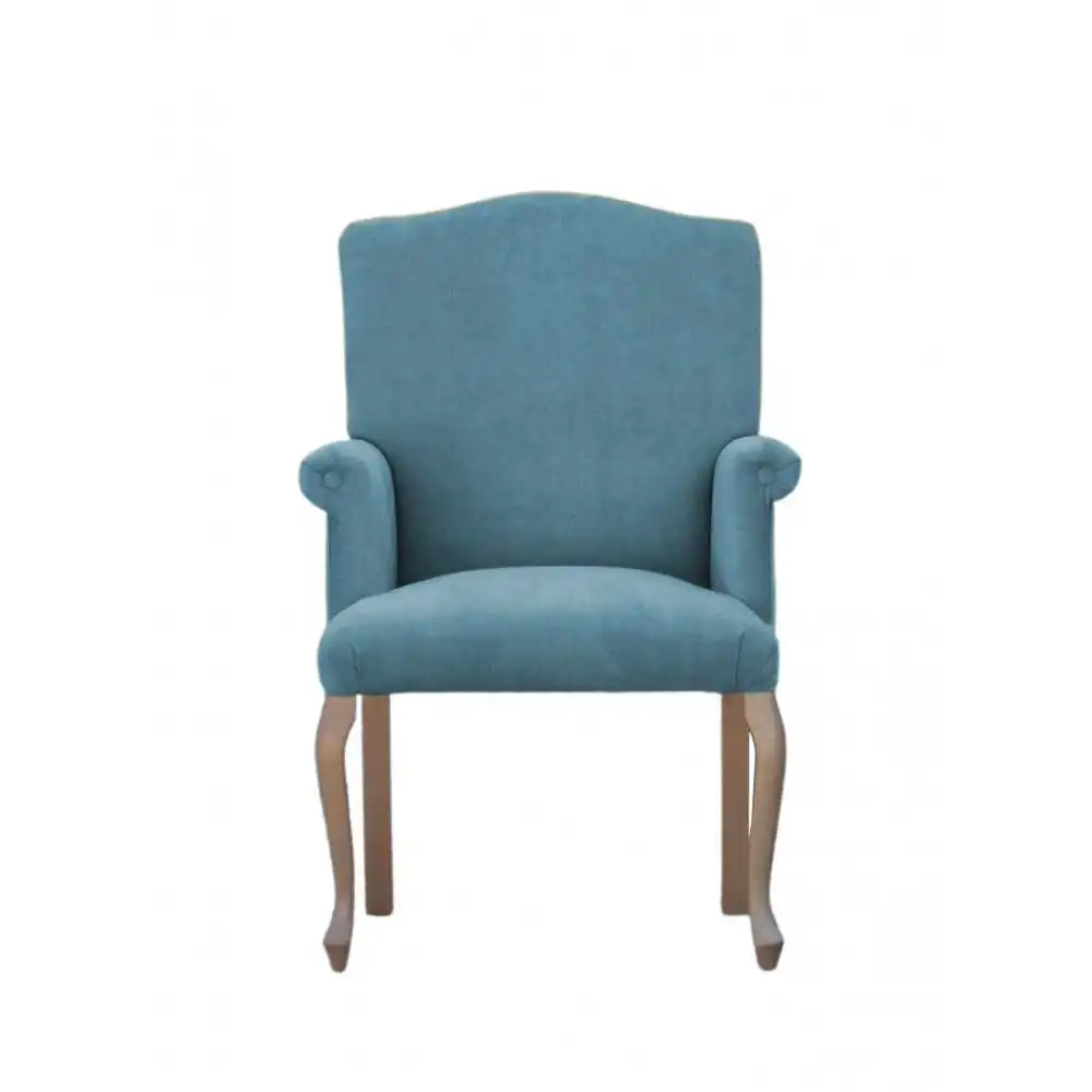 Laura klasyczne, tapicerowane krzesło z podłokietnikami