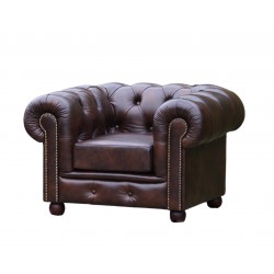 Chesterfield Benedict pikowany fotel