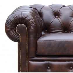 Chesterfield Benedict pikowana kanapa w stylu angielskim