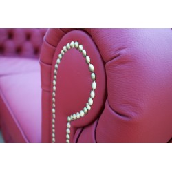 Mistral chesterfield w skórze naturalnej 270 cm