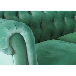 Klasyczny narożnik w stylu chesterfield 