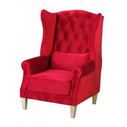 Archibald - pikowany fotel w stylu vintage