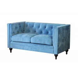 Donna pikowana miękka sofa w pluszowej tkaninie