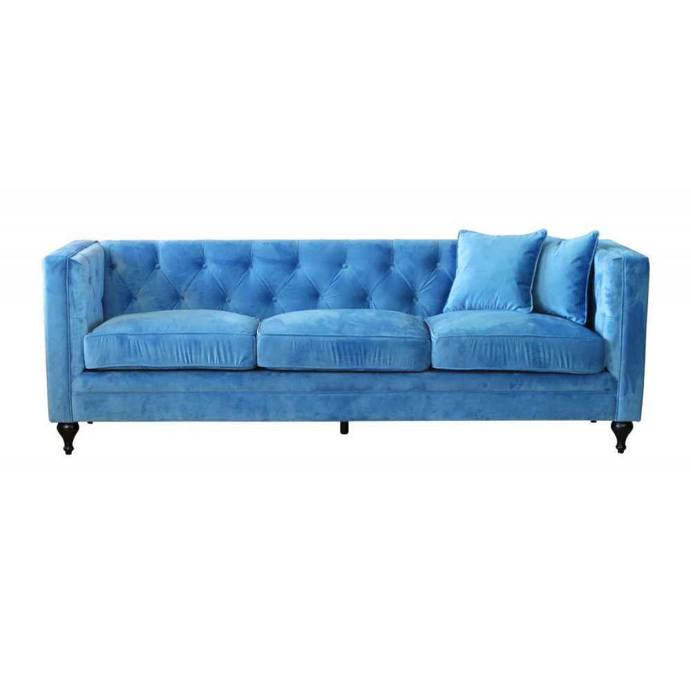 Donna pikowana miękka sofa w pluszowej tkaninie