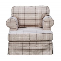 Flower szezlong z fartuchem