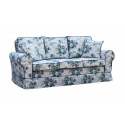 Rosaly 206 kanapa w niebieskie kwiaty