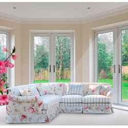 Duży stylowy narożnik Isabella 265x310 cm