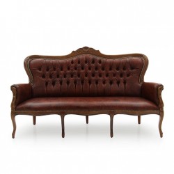 Foglia 182 cm ławeczka w stylu chesterfield