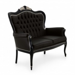 Foglia dwuosobowa kanapa rzeźbiona