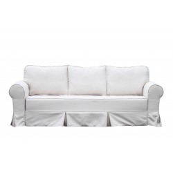 Stylowa sofa lniana z funkcją spania Marie 246