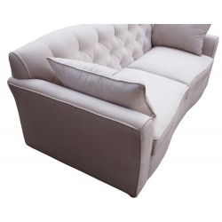 Stylizowana pikowana sofa Toffy 180 cm
