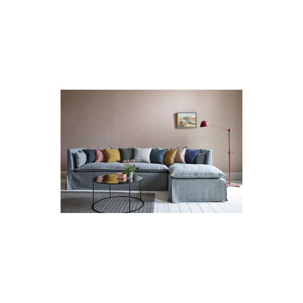 Patagonia lniana kanapa z otomaną 344 cm – wygodna i stylowa