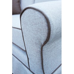 Christine 250x170 cm beżowy narożnik ze ściąganym pokrowcem