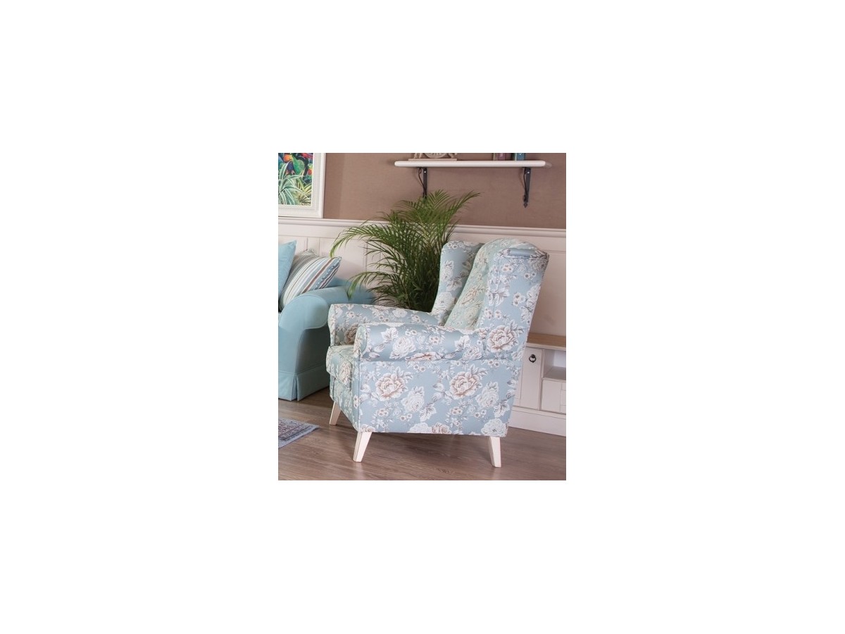 Rosaly stylowy fotel do salonu w stylu hampton