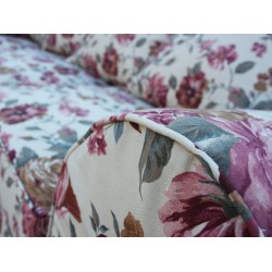 Sofa narożna Flower 240x175 cm, model z pokrowcem