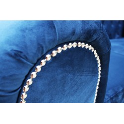 Ferro 250  atramentowy rozkładany chesterfield