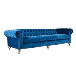 Wygodna pikowana sofa chesterfield - Lisa 
